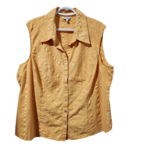 Jessica vintage sleeveless blouse